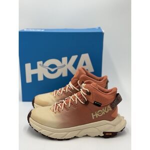 Hoka One One Trail Code GTX Womens Size 6 B Hiking Shoes Sun Baked Shortbread